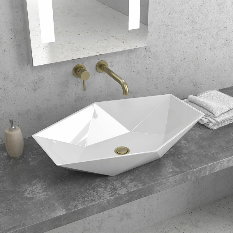 Lavabo da Appoggio Prisma in Ceramica