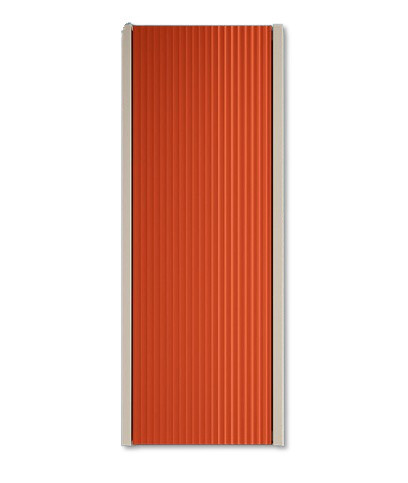 Colonna per Mobile Bagno Sospeso NIWA 05 Colore Paprika e Sabbia.