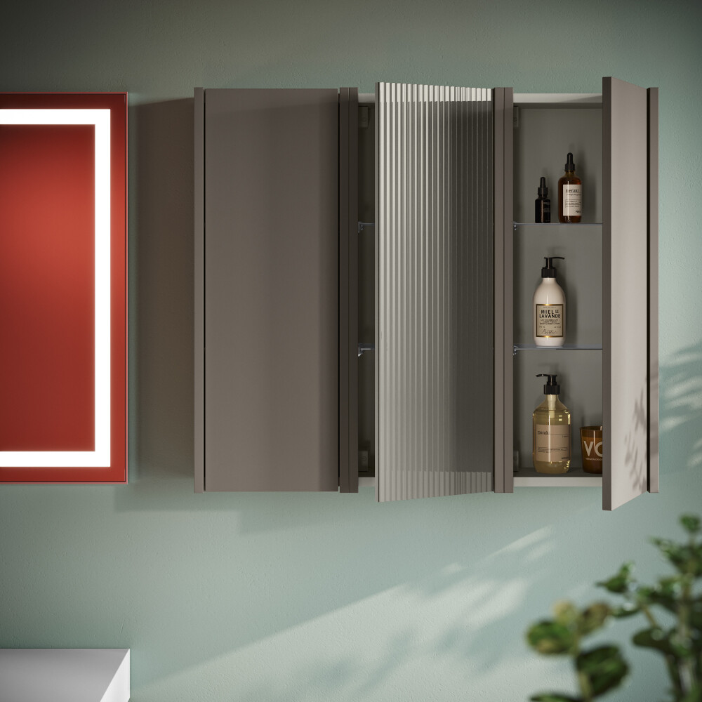 Colonna per Mobile Bagno Sospeso NIWA 07 Colore Grigio carbone.