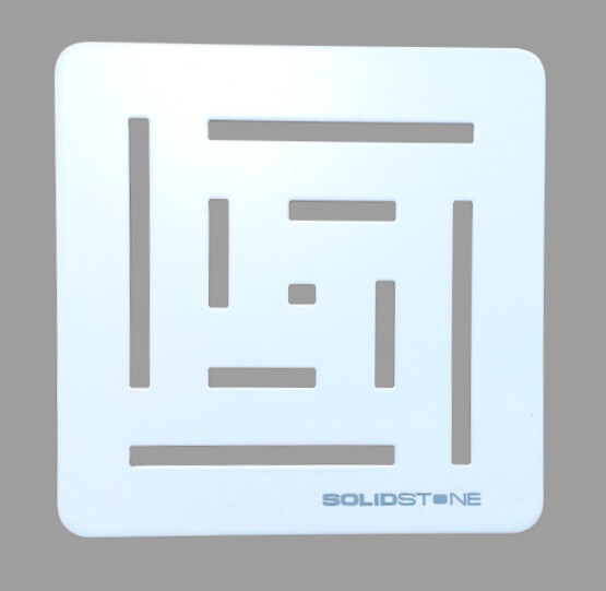 Griglia modello IDEALE in acciaio inox per piatto doccia SOLIDSTONE