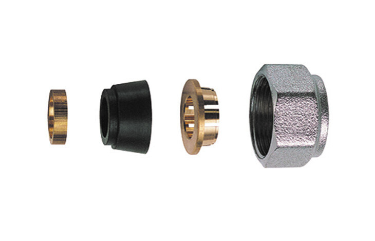 Kit di Tenuta in Gomma a Compressione per Tubo Rame in 4 pz