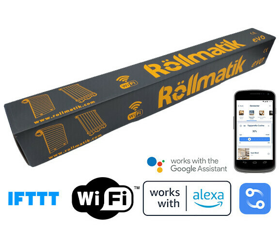 Motore per tende Wi-Fi integrato (controllo da smartphone). Portata 30Nm - 60Kg