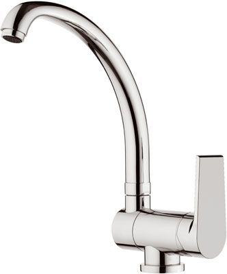Scheda Miscelatore Monocomando per Lavello Bocca Alta - Canna pieghevole linea Artic - Mariani