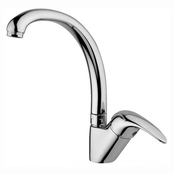 Scheda Miscelatore Monocomando per Lavello Bocca Alta - Canna snodata linea Nettuno due - Paffoni