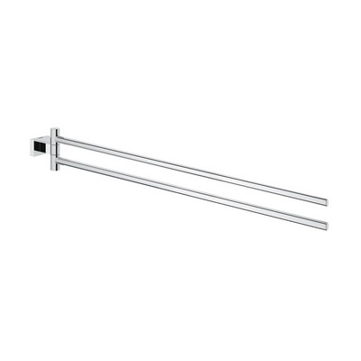 Grohe Portasalviette Doppio Essentials Cube Cromo - Lunghezza 44 cm