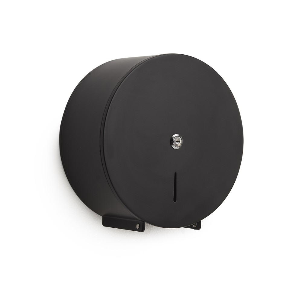 Gedy Distributore di Rotoli di Carta Igienica Max 24 cm Elite Nero