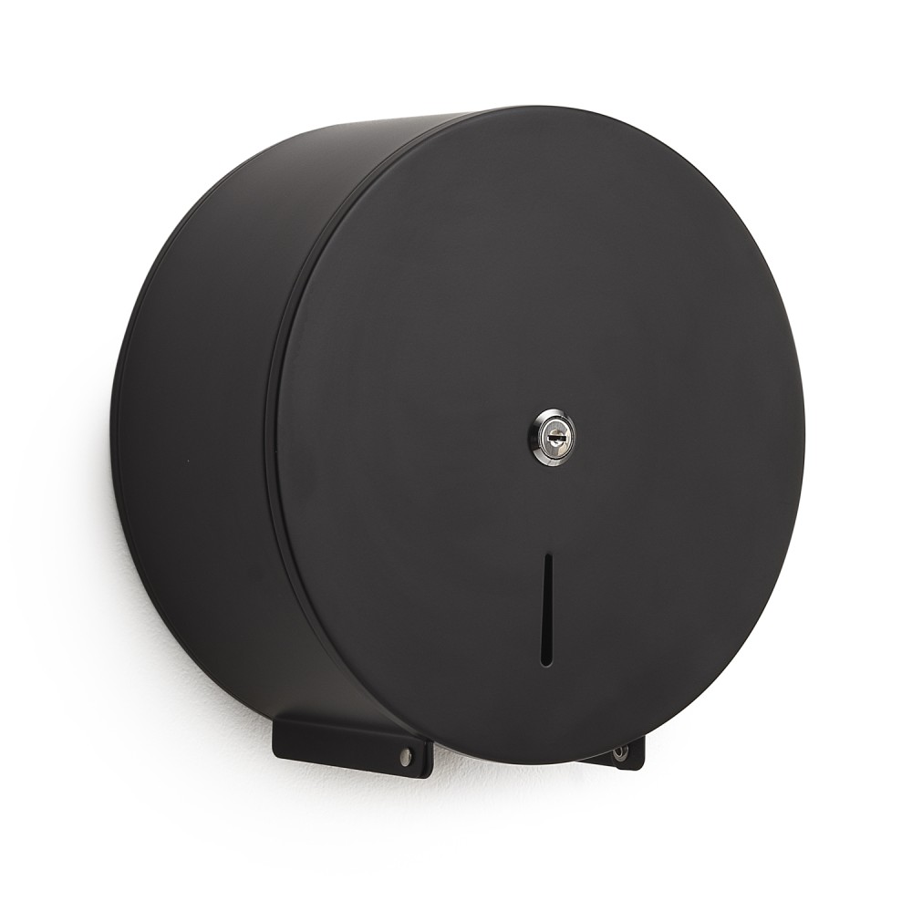 Gedy Distributore di Rotoli di Carta Igienica Max 27 cm Elite Nero