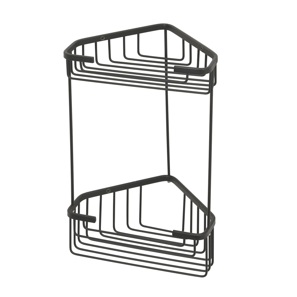 Gedy Portaoggetti Doccia Angolare Due Ripiani Alto in Filo Augustus
