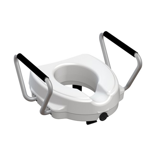 Alzawater H.12 con Fermo a Vite Centrale e Braccioli Fissi Bianco