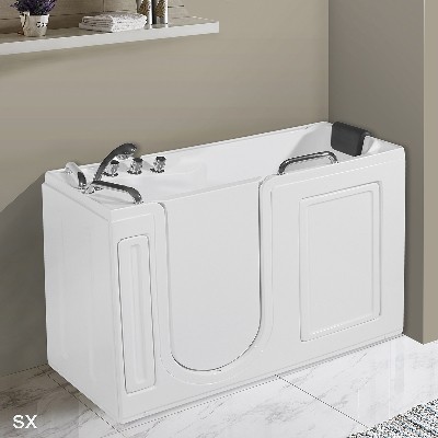 Vasca per Anziani Modello Doris Pannello Lato Chiuso a Sx