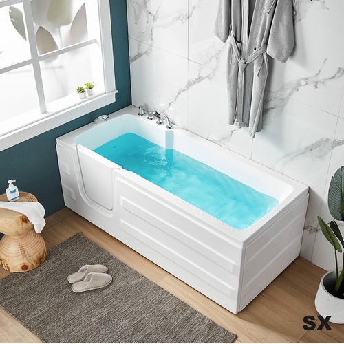 Vasca per Anziani Mod. Clizia Porta a Dx cm 170