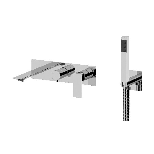 Mariani Set a Incasso a 2 Vie per Vasca Linea Icon Cromo