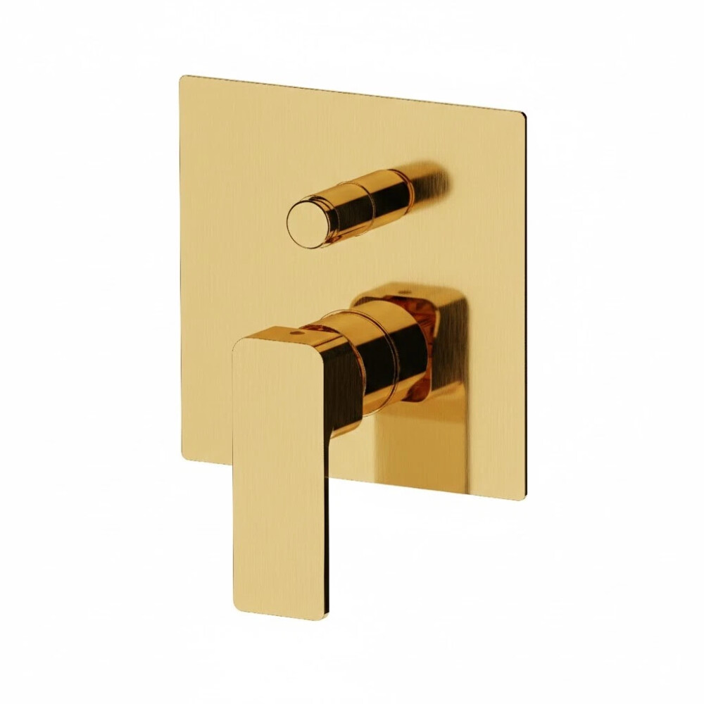 Mariani Miscelatore Monocomando Incasso con Deviatore Linea Icon Oro