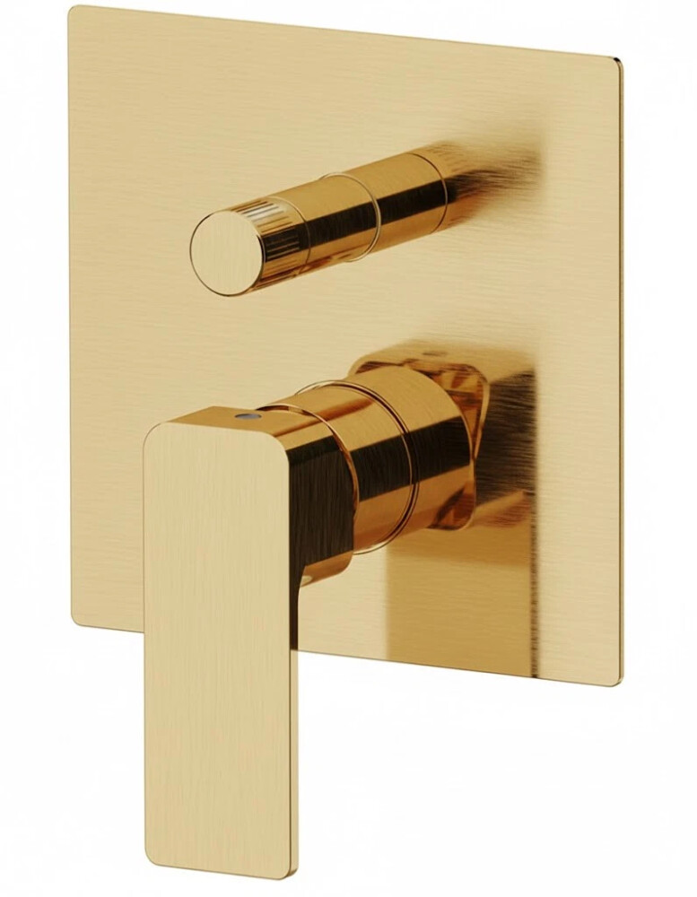 Mariani Miscelatore Incasso Doccia con Deviatore a Vitone Icon Oro