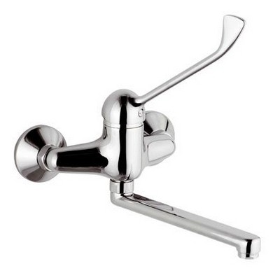 Mariani Miscelatore Monocomando Lavello a Muro con Leva Clinica Epic