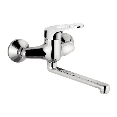 Mariani Miscelatore Monocomando Lavello a Muro Linea Epic 3 Cromo