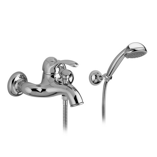 Paffoni Miscelatore Monocomando Vasca con Supporto Linea Flavia Cromo