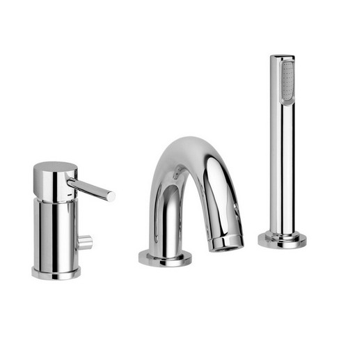 Paffoni Miscelatore Bordo Vasca con Deviatore e Bocca Erogazione