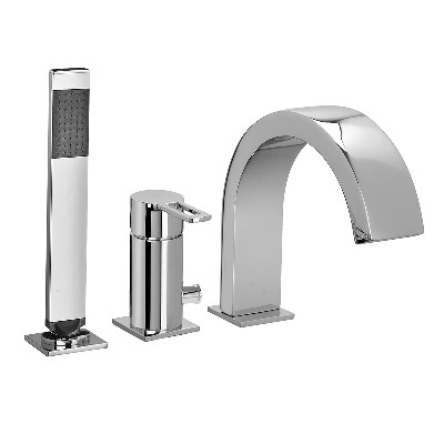 Paffoni Miscelatore Bordo Vasca con Deviatore e Bocca Erogazione