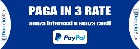 Paga in 3 rate, senza interessi e senza costi con Paypal